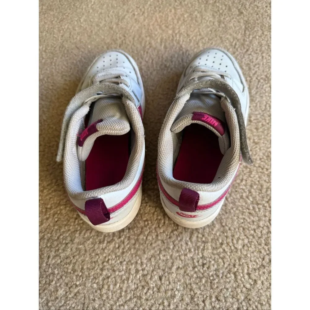 Nike Court Borough Low Little Kid Girls Sneakers Size 2
